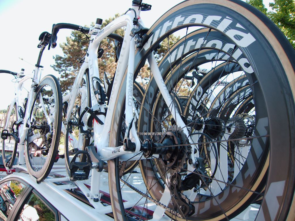 Giro Bikes on Car